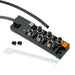 803-10M NC032 by Alpha Wire - M8 PLASTIC 6PORT 1SIG LED