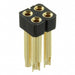 803-13-004-10-007000 by Mill-Max Manufacturing Corp. - CONNECTOR RECPT 4POS 0.1 GOLD PCB