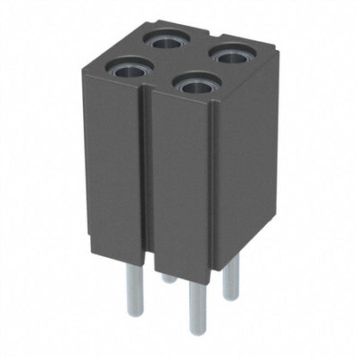 803-99-004-10-004000 by Mill-Max Manufacturing Corp. - CONNECTOR RECPT 4POS 0.1 TIN-LEAD PCB