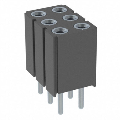 803-99-006-10-001000 by Mill-Max Manufacturing Corp. - CONNECTOR RECPT 6POS 0.1 TIN-LEAD PCB