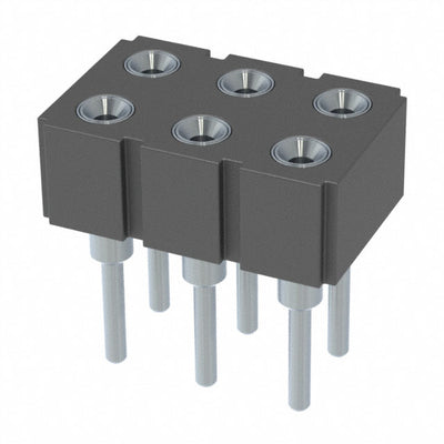 803-99-006-10-002000 by Mill-Max Manufacturing Corp. - CONNECTOR RECPT 6POS 0.1 TIN-LEAD PCB