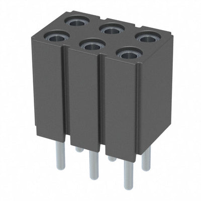 803-99-006-10-004000 by Mill-Max Manufacturing Corp. - CONNECTOR RECPT 6POS 0.1 TIN-LEAD PCB