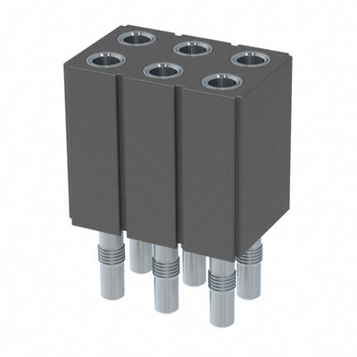 803-99-006-61-001000 by Mill-Max Manufacturing Corp. - CONNECTOR RECPT 6POS 0.1 TIN-LEAD PCB