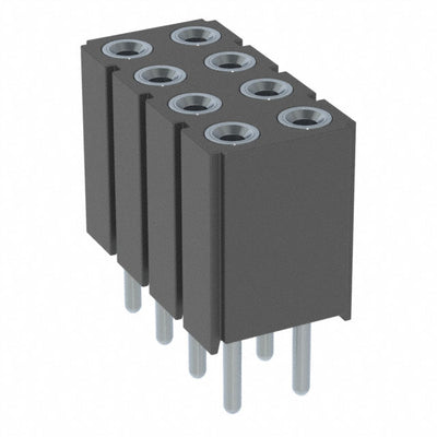 803-99-008-10-001000 by Mill-Max Manufacturing Corp. - CONNECTOR RECPT 8POS 0.1 TIN-LEAD PCB