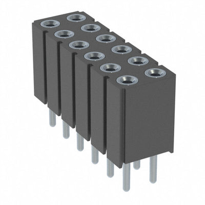 803-99-012-10-001000 by Mill-Max Manufacturing Corp. - CONNECTOR RECPT 12POS 0.1 TIN-LEAD PCB