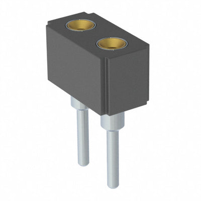 803-43-002-10-002000 by Mill-Max Manufacturing Corp. - CONNECTOR RECPT 2POS GOLD PCB