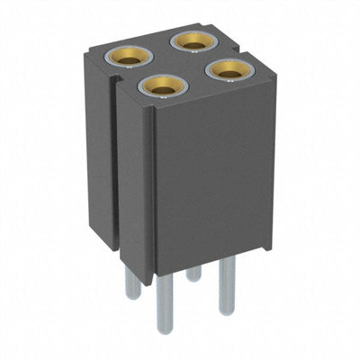 803-41-004-10-001000 by Mill-Max Manufacturing Corp. - CONNECTOR RECPT 4POS 0.1 GOLD PCB
