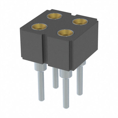 803-41-004-10-003000 by Mill-Max Manufacturing Corp. - CONNECTOR RECPT 4POS 0.1 GOLD PCB