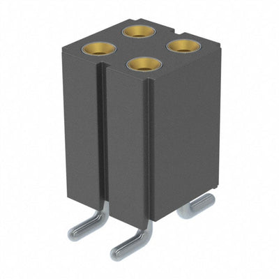 803-91-004-30-001000 by Mill-Max Manufacturing Corp. - CONNECTOR RECPT 4POS 0.1 GOLD SMD