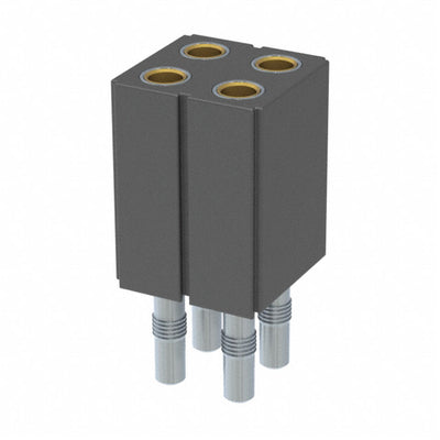 803-43-004-61-001000 by Mill-Max Manufacturing Corp. - CONNECTOR RECPT 4POS 0.1 GOLD PCB