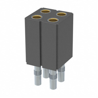 803-91-004-61-001000 by Mill-Max Manufacturing Corp. - CONNECTOR RECPT 4POS 0.1 GOLD PCB
