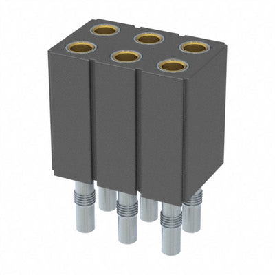 803-93-006-62-001000 by Mill-Max Manufacturing Corp. - CONNECTOR RECPT 6POS 0.1 GOLD PCB