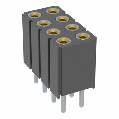 803-47-008-10-001000 by Mill-Max Manufacturing Corp. - CONNECTOR RECPT 8POS 0.1 GOLD PCB