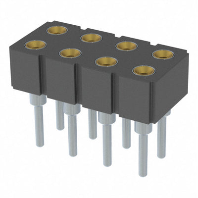 803-43-008-10-003000 by Mill-Max Manufacturing Corp. - CONNECTOR RECPT 8POS 0.1 GOLD PCB