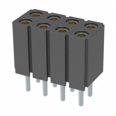 803-41-008-10-004000 by Mill-Max Manufacturing Corp. - CONNECTOR RECPT 8POS 0.1 GOLD PCB
