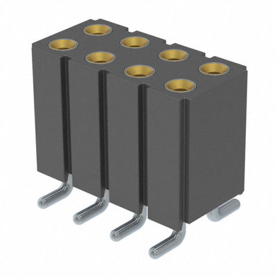 803-91-008-30-001000 by Mill-Max Manufacturing Corp. - CONNECTOR RECPT 8POS 0.1 GOLD SMD