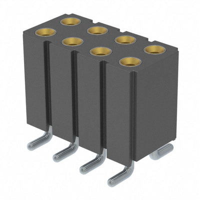 803-41-008-30-001000 by Mill-Max Manufacturing Corp. - CONNECTOR RECPT 8POS 0.1 GOLD SMD