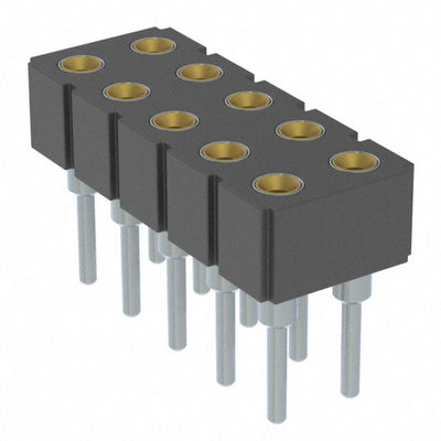 803-41-010-10-002000 by Mill-Max Manufacturing Corp. - CONNECTOR RECPT 10POS 0.1 GOLD PCB