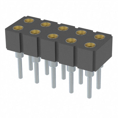 803-43-010-10-003000 by Mill-Max Manufacturing Corp. - CONNECTOR RECPT 10POS 0.1 GOLD PCB