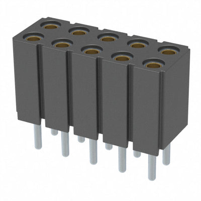 803-41-010-10-004000 by Mill-Max Manufacturing Corp. - CONNECTOR RECPT 10POS 0.1 GOLD PCB