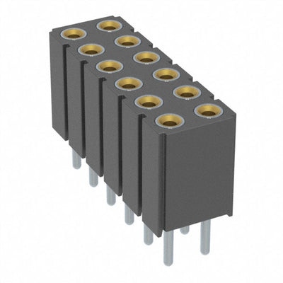 803-43-012-10-001000 by Mill-Max Manufacturing Corp. - CONNECTOR RECPT 12POS 0.1 GOLD PCB