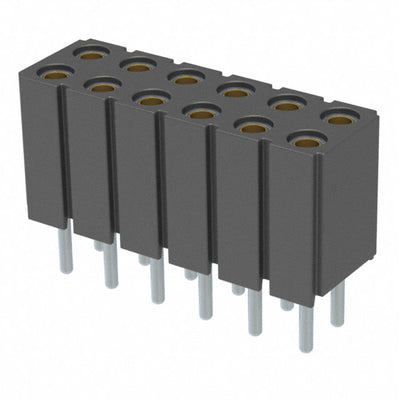 803-41-012-10-004000 by Mill-Max Manufacturing Corp. - CONNECTOR RECPT 12POS 0.1 GOLD PCB