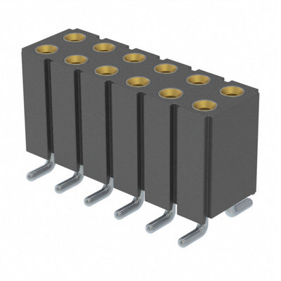 803-41-012-30-001000 by Mill-Max Manufacturing Corp. - CONNECTOR RECPT 12POS 0.1 GOLD SMD