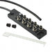 804-10M NC032 by Alpha Wire - M8 PLASTIC 8PORT 1SIG LED