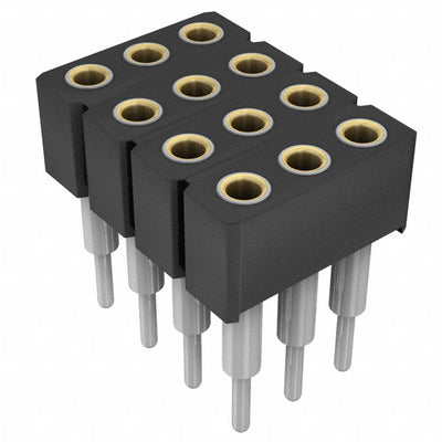 805-87-012-10-003101 by Preci-Dip - CONNECTOR SOCKET 12POS 0.1 GOLD PCB