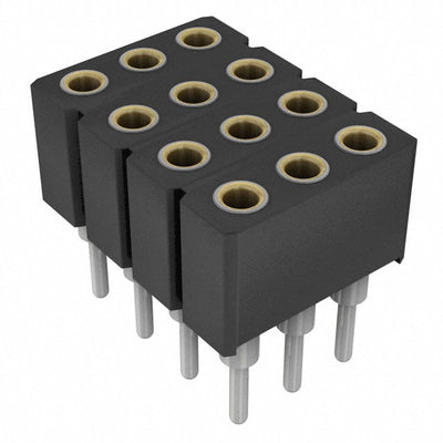 805-87-012-10-132101 by Preci-Dip - CONNECTOR SOCKET 12POS 0.1 GOLD PCB