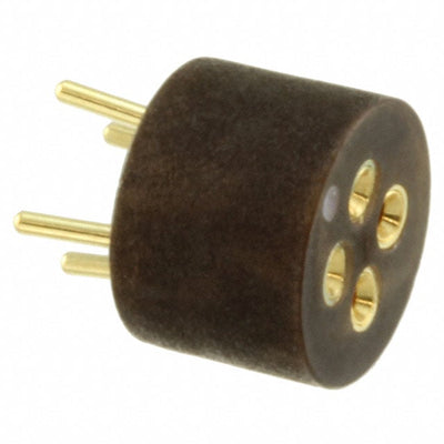 8060-1G4 by TE Connectivity AMP Connectors - CONNECTOR TRANSIST TO-5 4POS GOLD