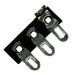 807 by Keystone Electronics - TERM LUG STRIP 3POS 0.375"" SNGLE