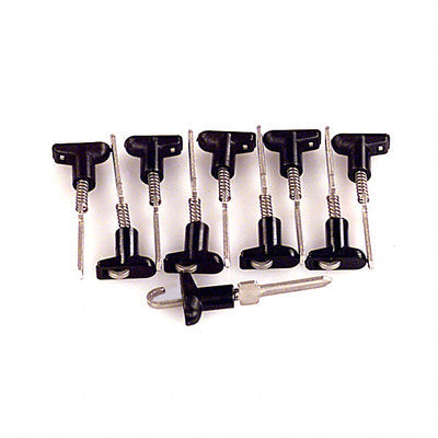 81-1-S BLK by E-Z-Hook - STANDARD HOOK BLACK 10PK