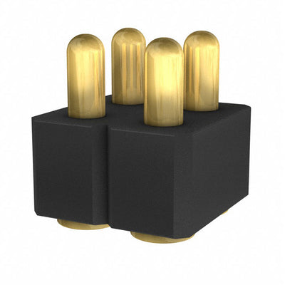 813-22-004-30-003101 by Mill-Max Manufacturing Corp. - CONNECTOR SPRING PISTON 4POS SMD