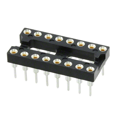 816-AG11D-ESL-LF by TE Connectivity AMP Connectors - CONNECTOR IC DIP SOCKET 16POS GOLD