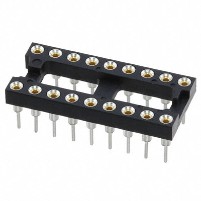 818-AG11D-ESL-LF by TE Connectivity AMP Connectors - CONNECTOR IC DIP SOCKET 18POS GOLD