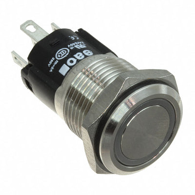82-4151.1123 by EAO - PUSH SWITCH BUTTON SPDT 3A 240V