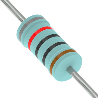 MF0207FTE52-820R by YAGEO - RESISTOR 820 OHM 1% 0.6W AXIAL