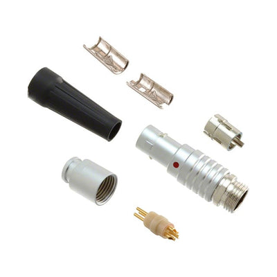 820B003-173L401 by NorComp Inc. - CONNECTOR PLUG MALE 3P GOLD SLDR CUP