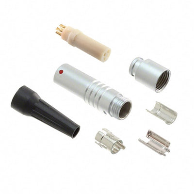 820B004-273L401 by NorComp Inc. - CONNECTOR RECPT FMALE 4P GOLD SLDR CUP