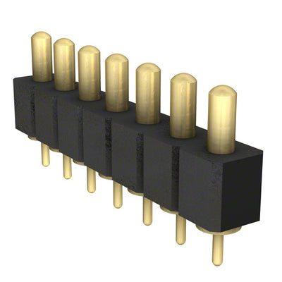 821-22-007-10-004101 by Mill-Max Manufacturing Corp. - CONNECTOR SPRING PISTON 7POS PCB