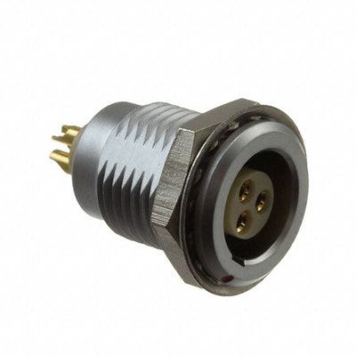 821B003-203RF01 by NorComp Inc. - CONNECTOR RECPT FMALE 3P GOLD SLDR CUP