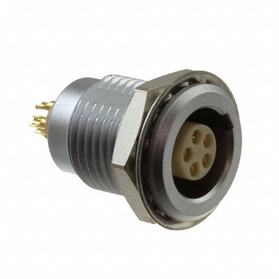 821B005-203RF01 by NorComp Inc. - CONNECTOR RECPT FMALE 5P GOLD SLDR CUP