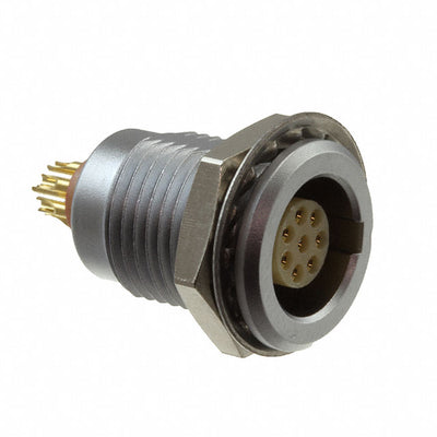 821B008-203RF01 by NorComp Inc. - CONNECTOR RECPT FMALE 8P GOLD SLDR CUP