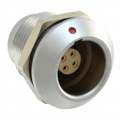 821K004-203R001 by NorComp Inc. - CONNECTOR RECPT FMALE 4P GOLD SLDR CUP
