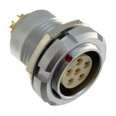 822B006-203R001 by NorComp Inc. - CONNECTOR RECPT FMALE 6P GOLD SLDR CUP