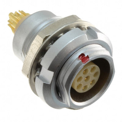 822B008-273L501 by NorComp Inc. - CONNECTOR RECPT FMALE 8P GOLD SLDR CUP