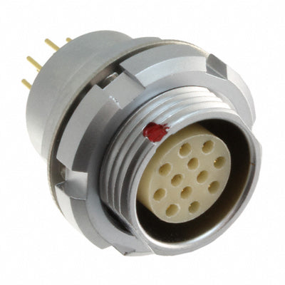 822B012-213R001 by NorComp Inc. - CONNECTOR RECPT FMALE 12POS GOLD SLDR
