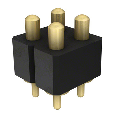 823-22-004-10-002101 by Mill-Max Manufacturing Corp. - CONNECTOR SPRING PISTON 4POS PCB
