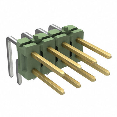 825457-4 by TE Connectivity AMP Connectors - CONNECTOR HEADER R/A 8POS 2.54MM
